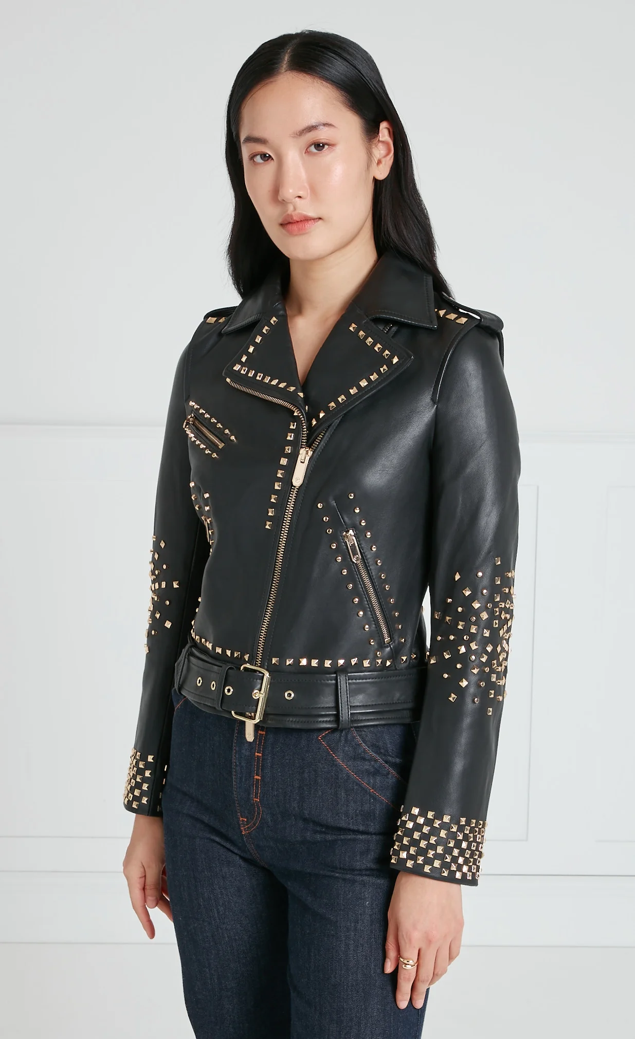 Samara Studded Jacket - Black - Image 4
