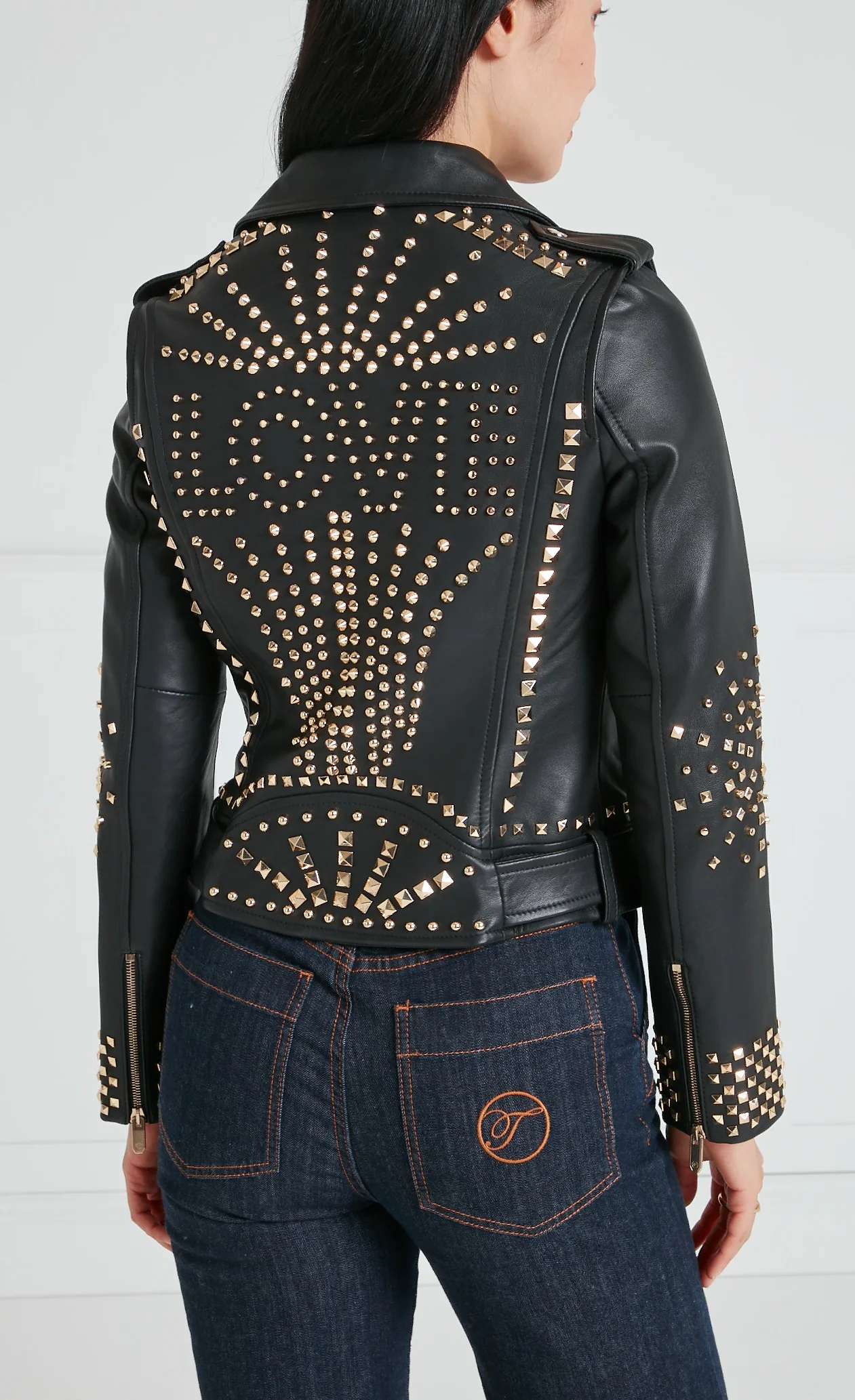 Samara Studded Jacket - Black - Image 5
