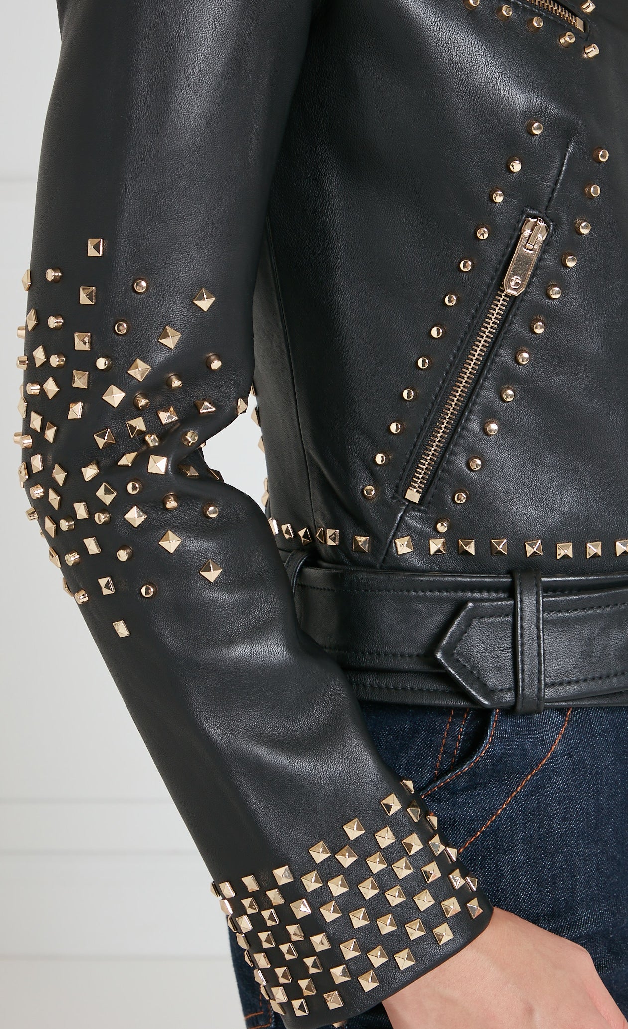 Samara Studded Jacket - Black - Image 6