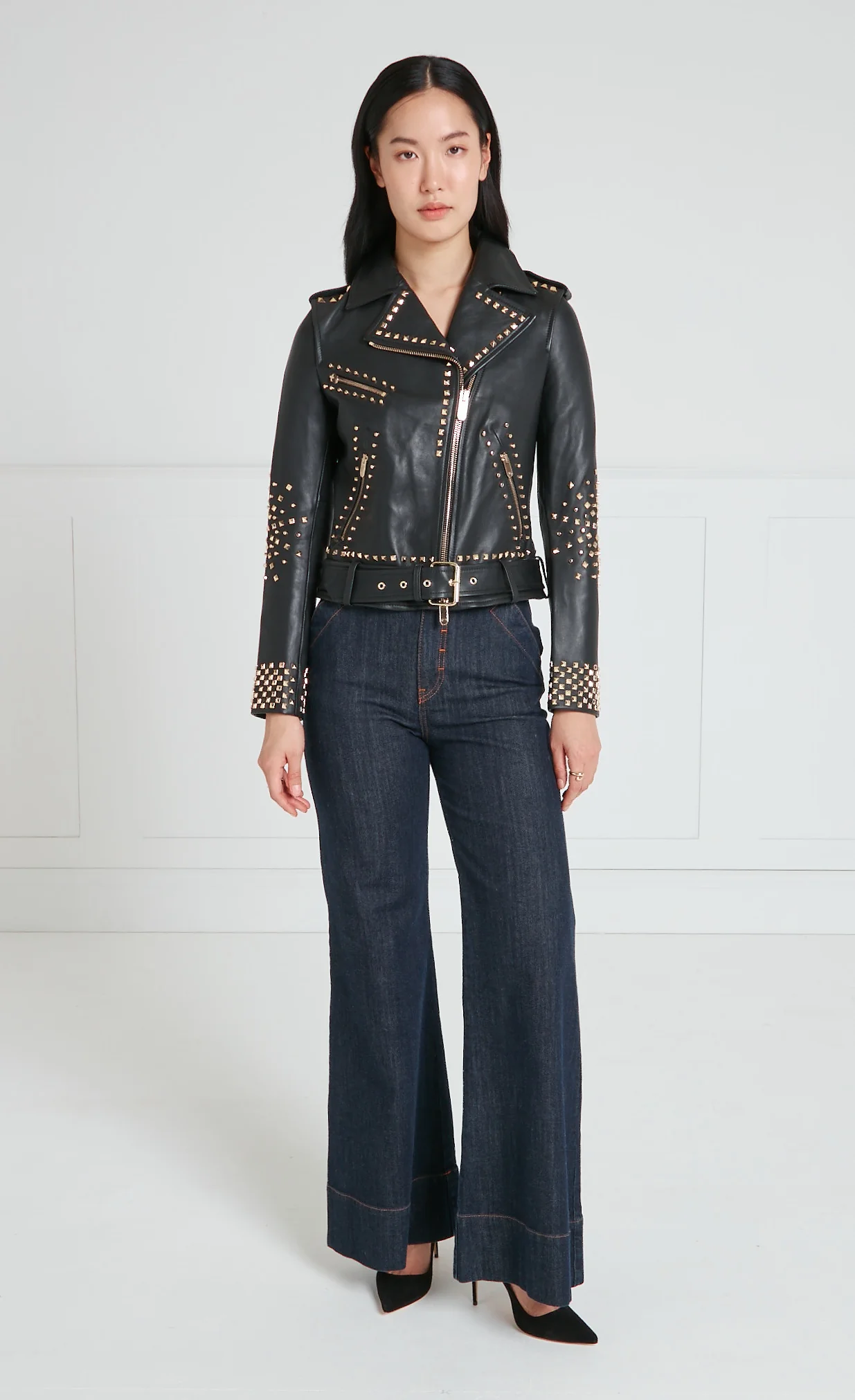 Samara Studded Jacket - Black - Image 8