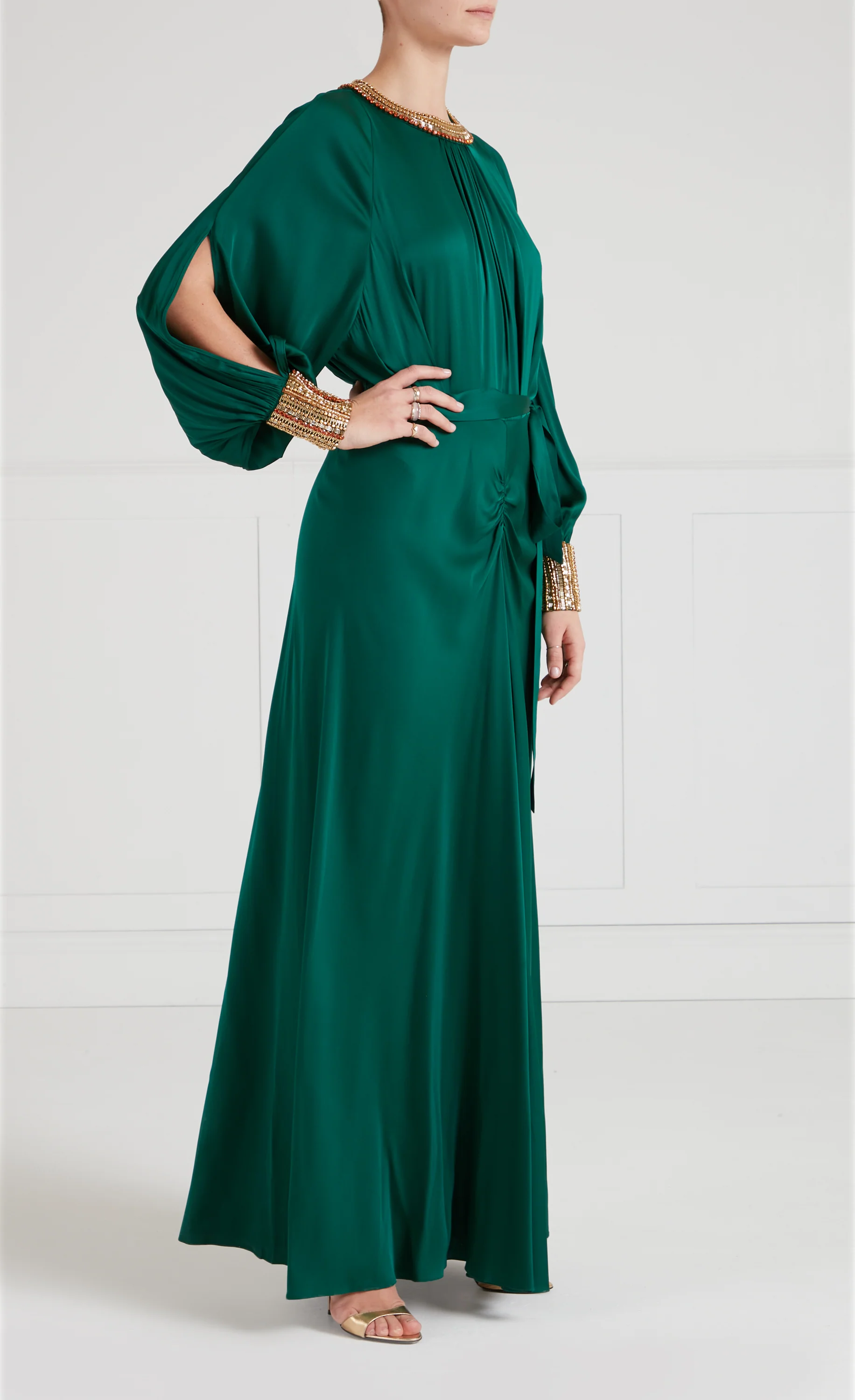 Tahira Gown - Emerald - Image 4