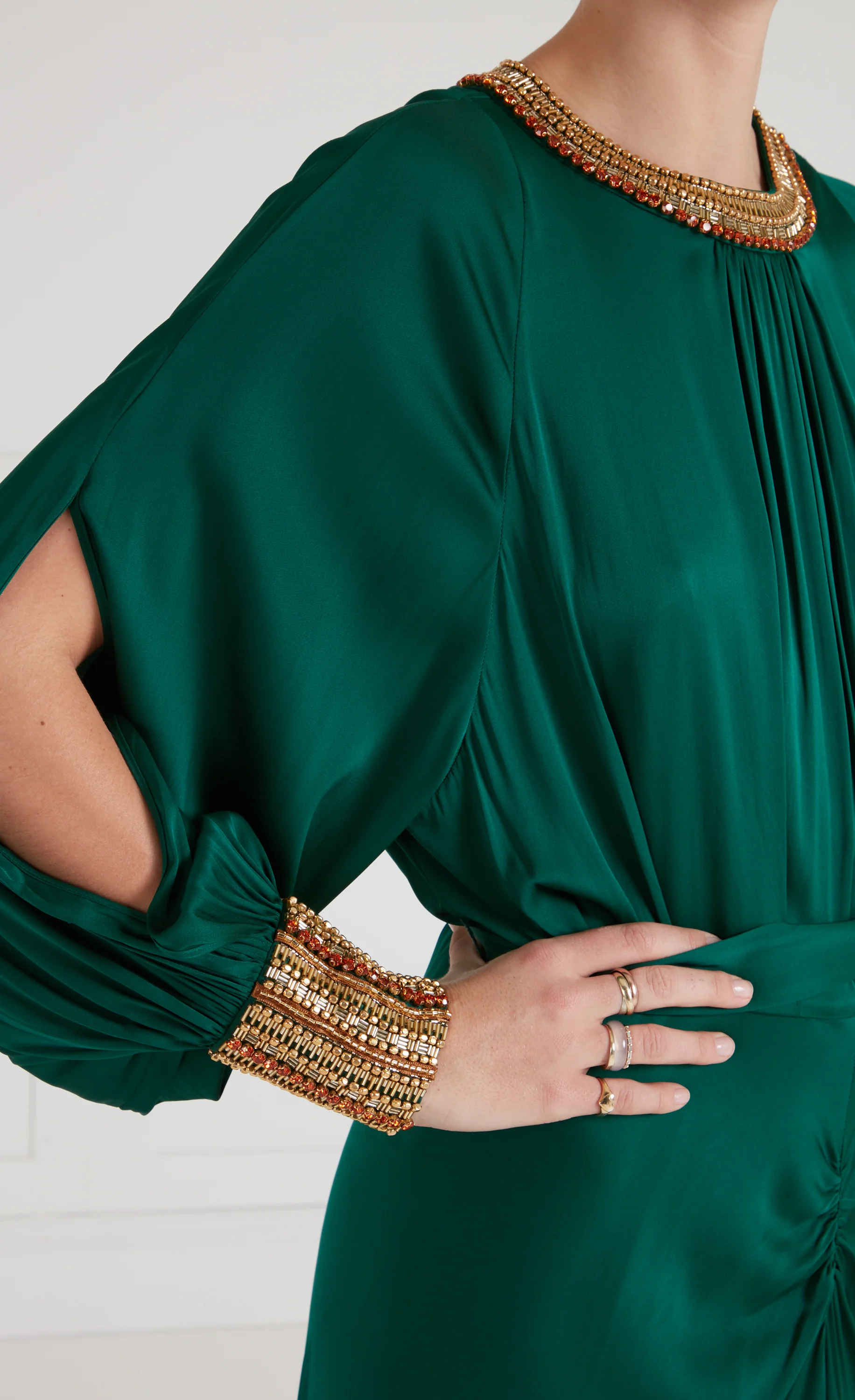 Tahira Gown - Emerald - Image 6