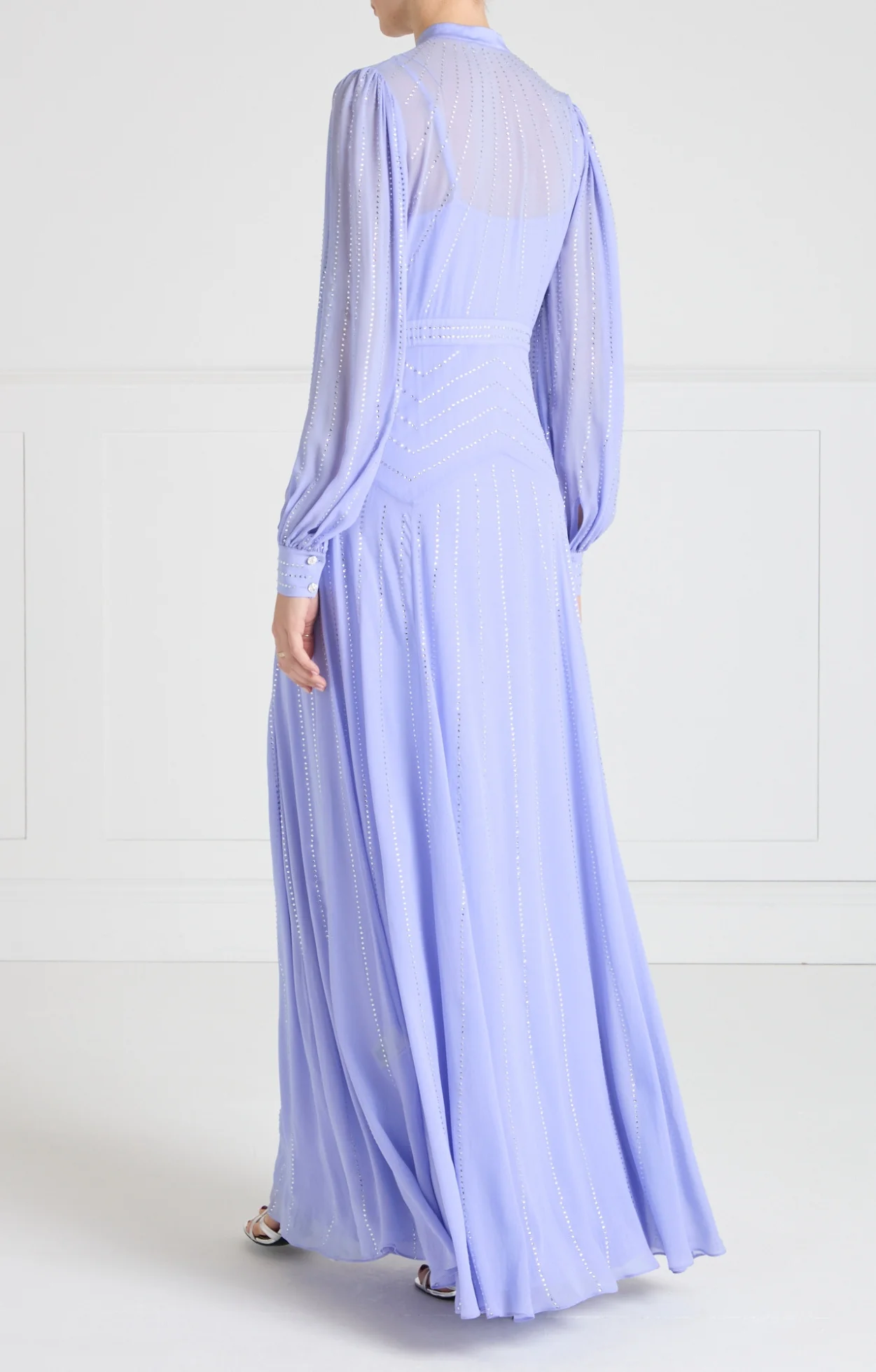Villanelle Full Length Dress - Lavender Blue - Image 5