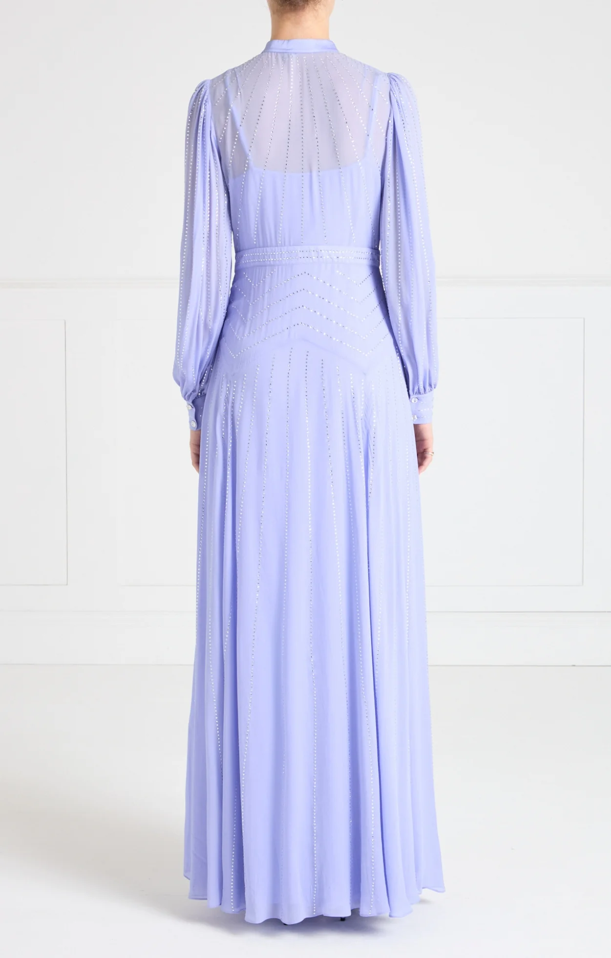 Villanelle Full Length Dress - Lavender Blue - Image 7