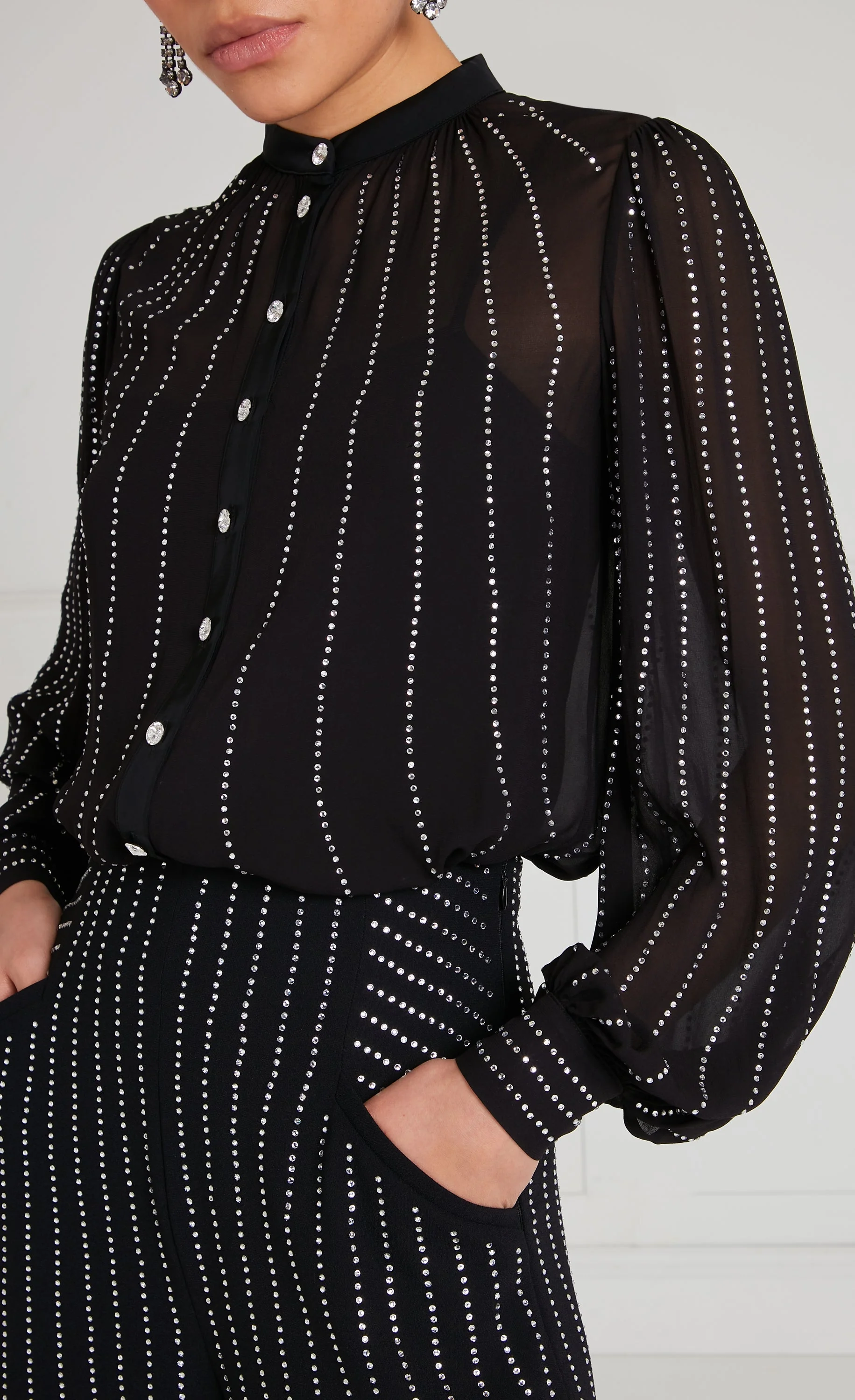 Villanelle Shirt - Black - Image 5