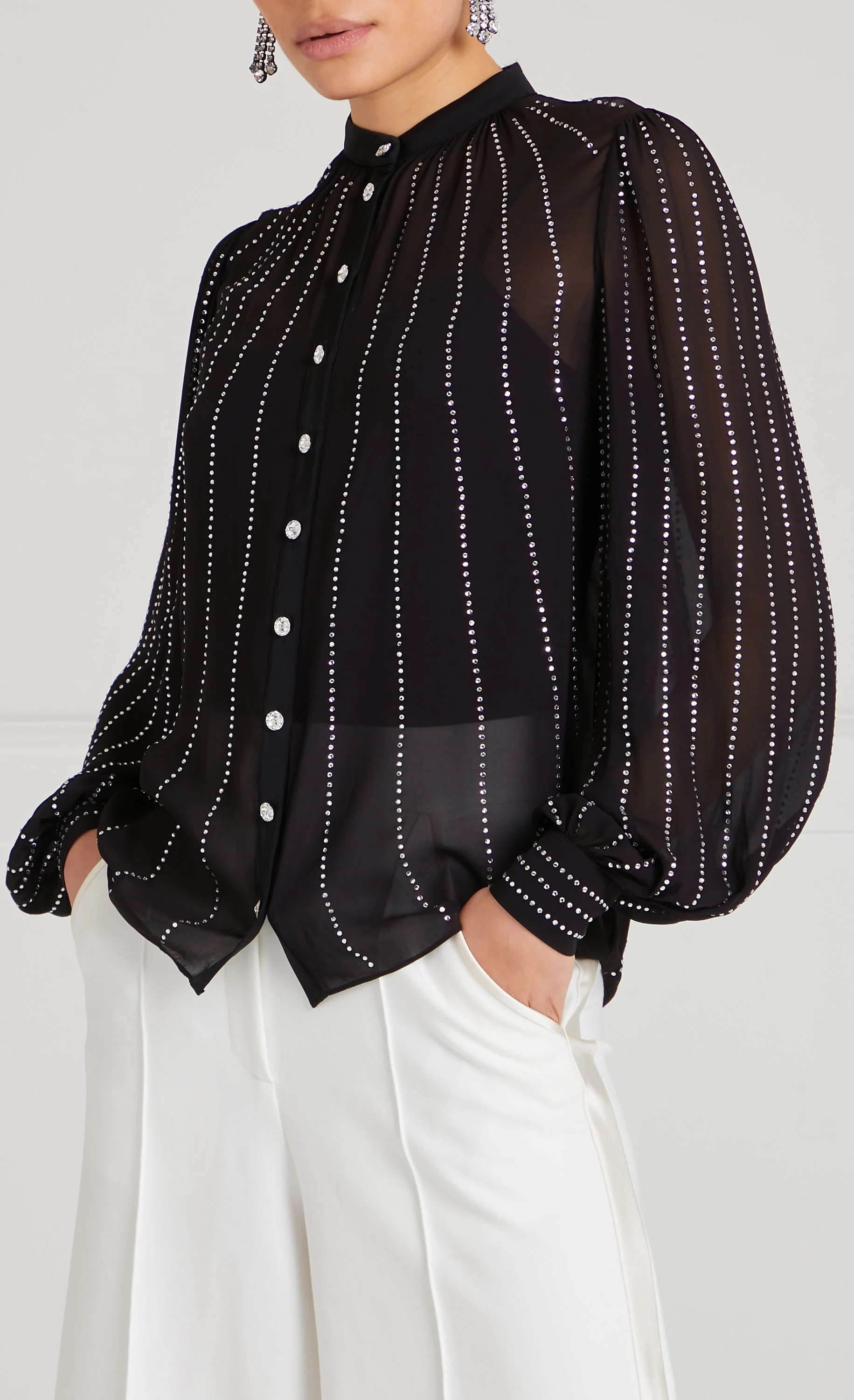 Villanelle Shirt - Black - Image 8