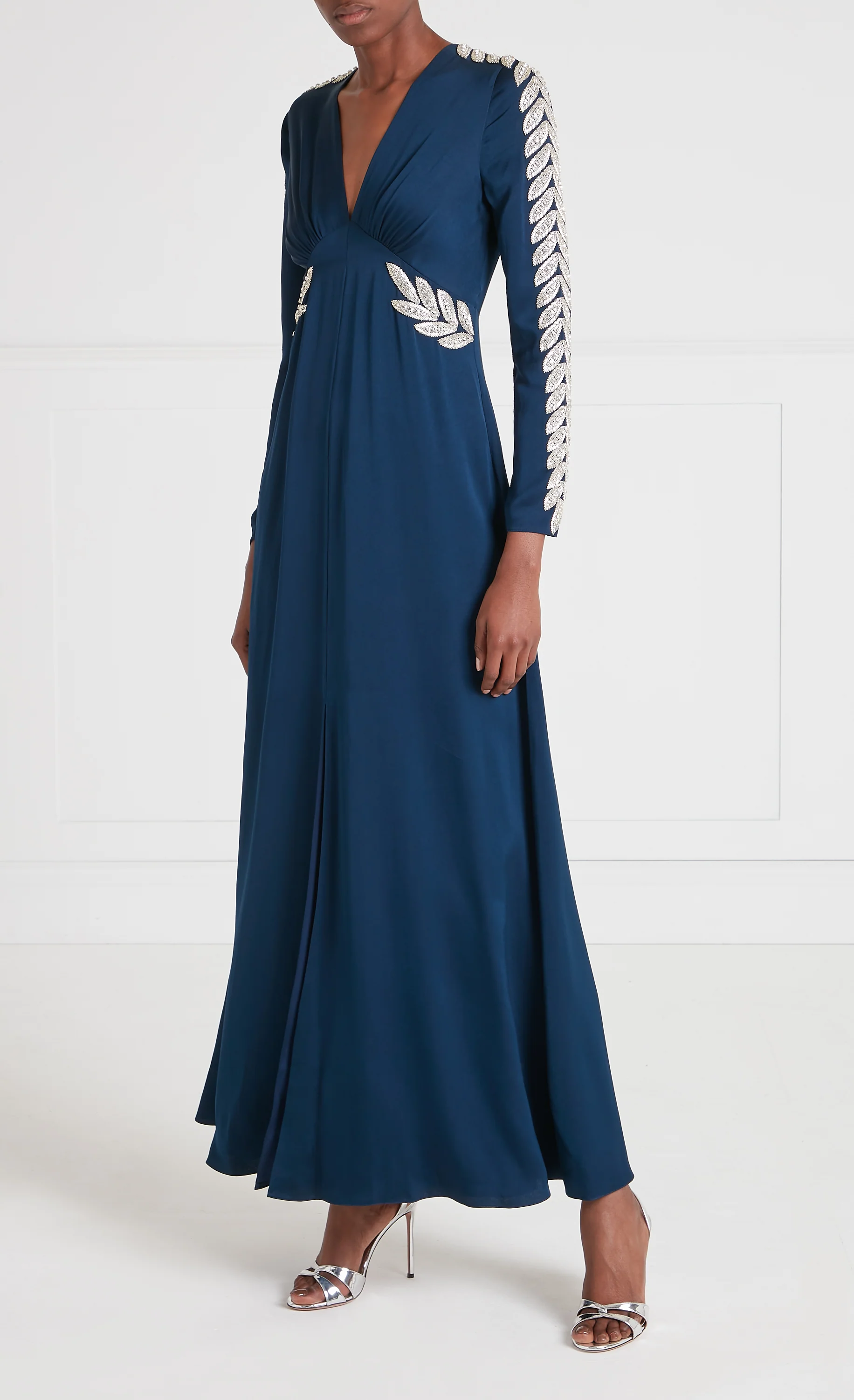 Vine Sleeved Gown - Midnight - Image 3