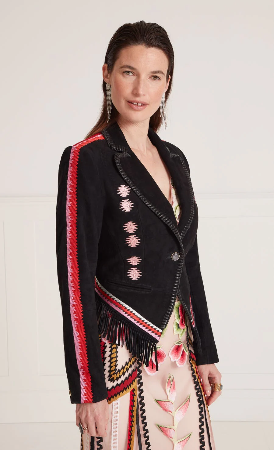 Zola Fitted Jacket - Black - Image 3