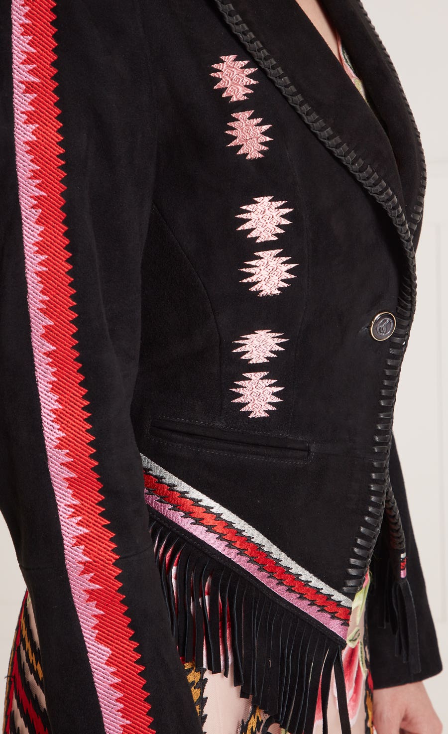 Zola Fitted Jacket - Black - Image 6
